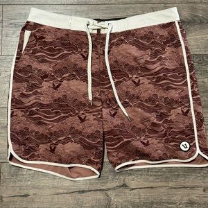 Vuori Mens 33 Unlined Stretch Cruise Swim Trunk Board Shorts 7.5” Inseam